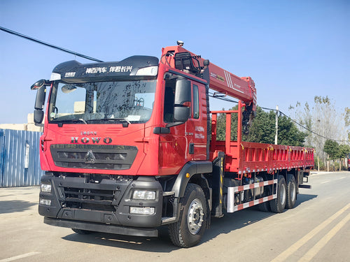 HOWO 6*4 Palfinger 14T Telescopic Boom Crane