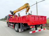 HOWO 4*2 XCMG 8T 5Section Telescopic Boom Crane
