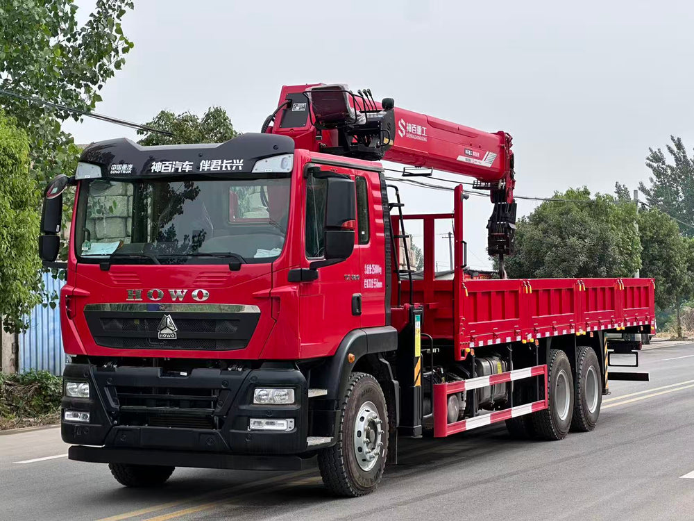 HOWO 320HP CX14T-6Section Telescopic Boom Crane
