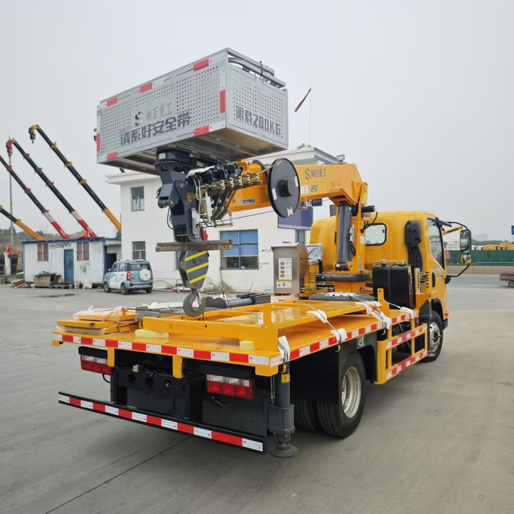 FAW GKS20 3-in-1 Aerial Work Platform With Crane