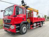 HOWO 4*2 XCMG 8T 5Section Telescopic Boom Crane
