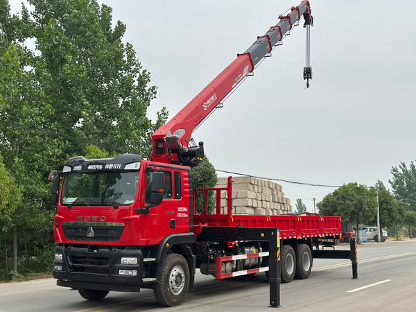 HOWO 320HP CX14T-6Section Telescopic Boom Crane
