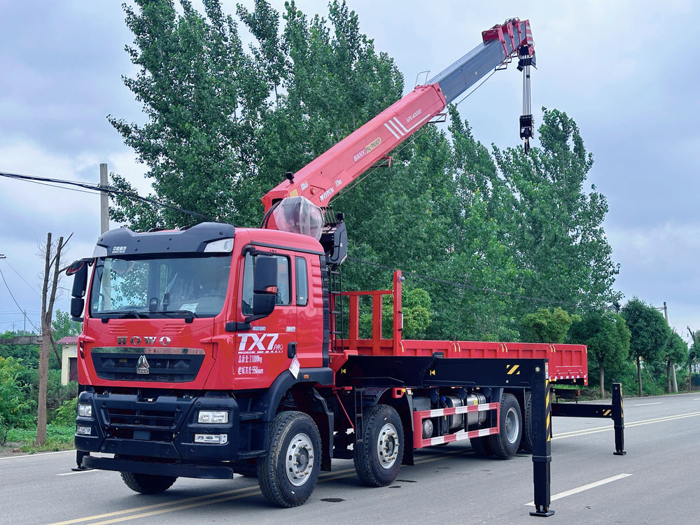HOWO 8×4 Palfinger16T Telescopic Boom Crane