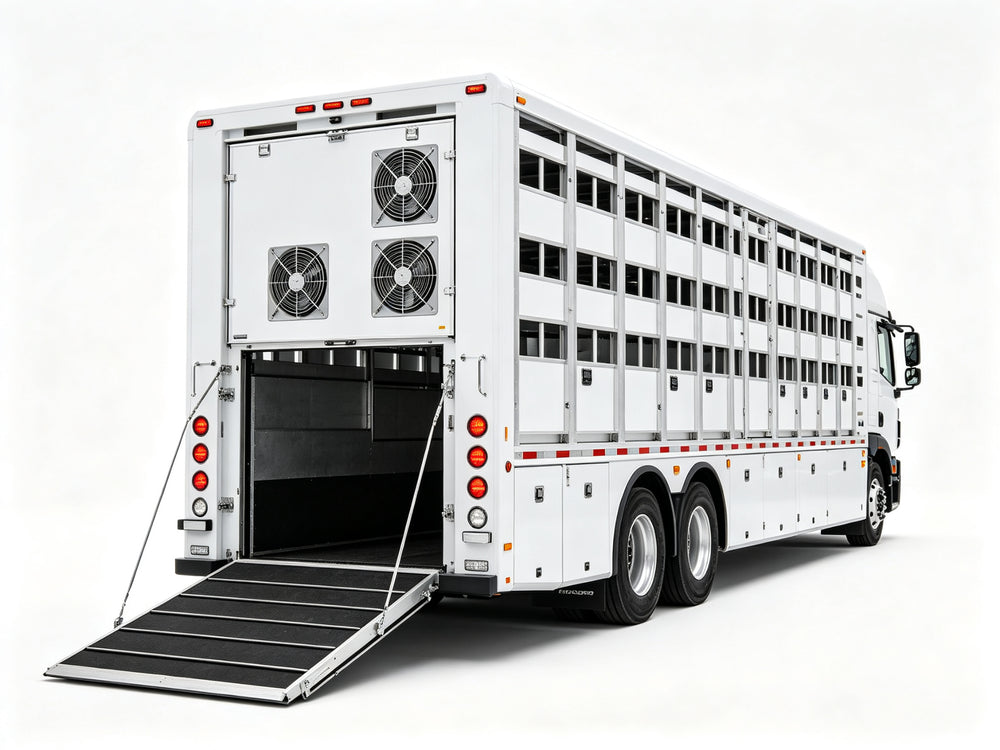 230HP Cummins Power | 3-Deck Climate-Controlled Livestock Transport Truck