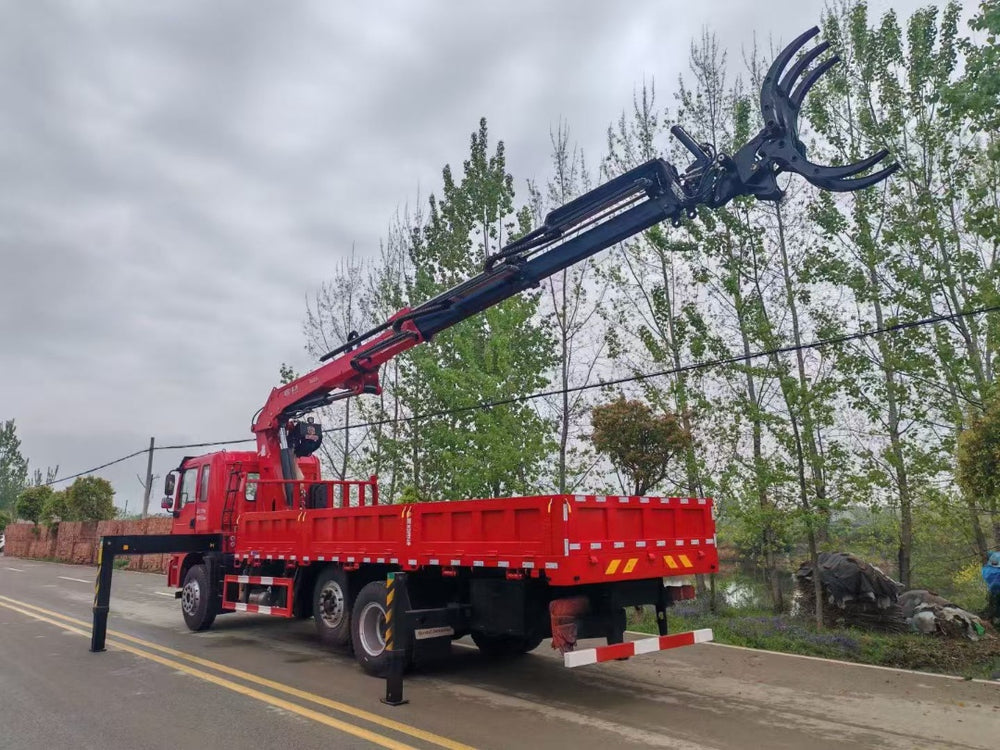 DongFeng Truck-mounted Grapple Crane with Tipper